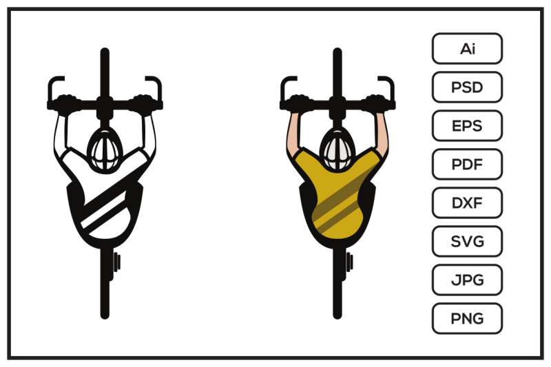 bicycle-biker-design-illustration