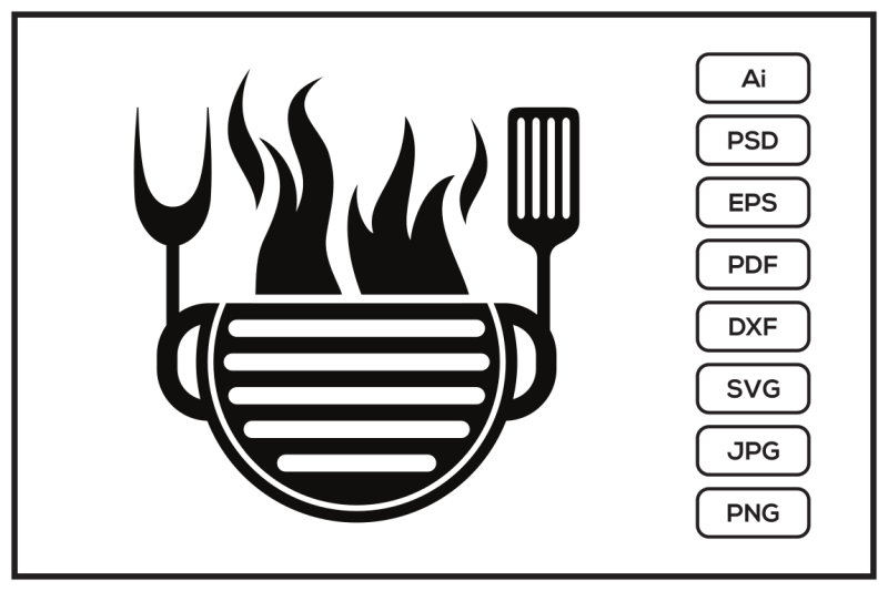 barbeque-tool-design-illustration