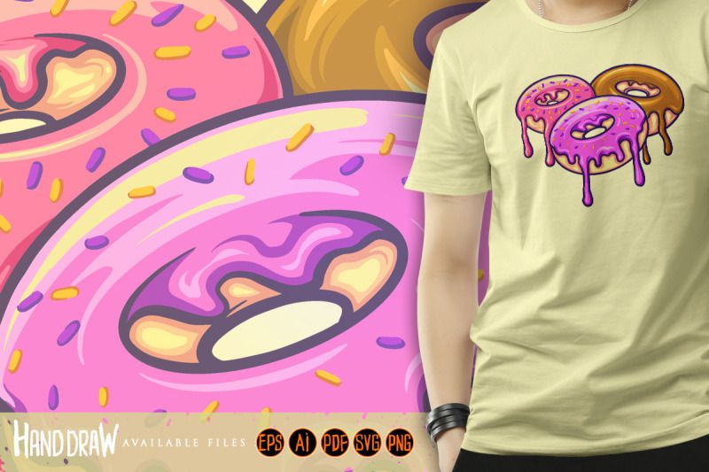 cute-ring-donuts-cartoon-svg