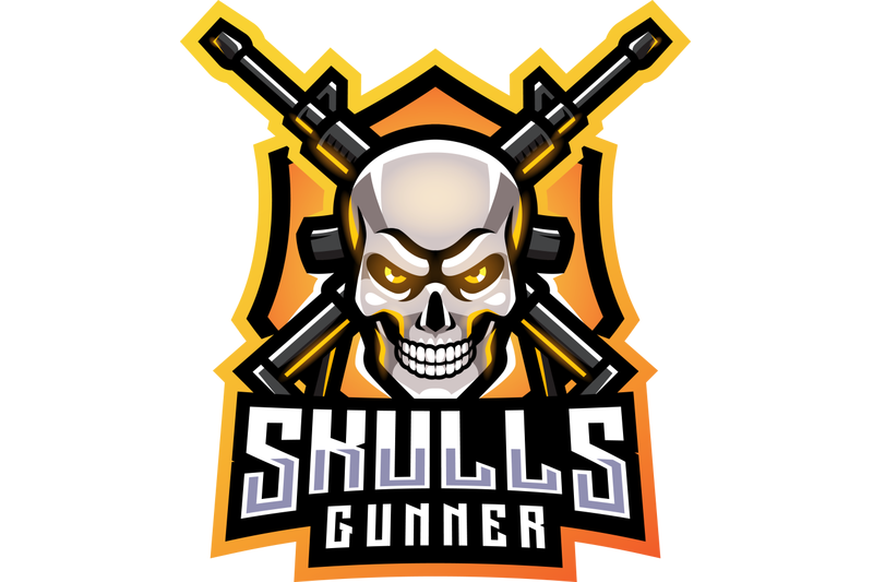 skull-gunners-esport-mascot-logo-design