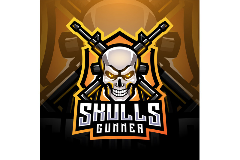 skull-gunners-esport-mascot-logo-design