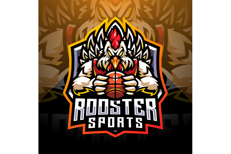 rooster-sports-esport-mascot-logo-design