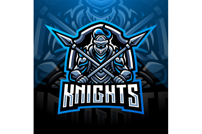 knight-esport-mascot-logo-design