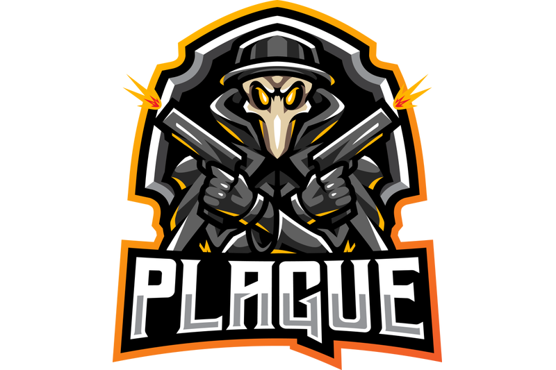 plague-gunner-esport-mascot-logo