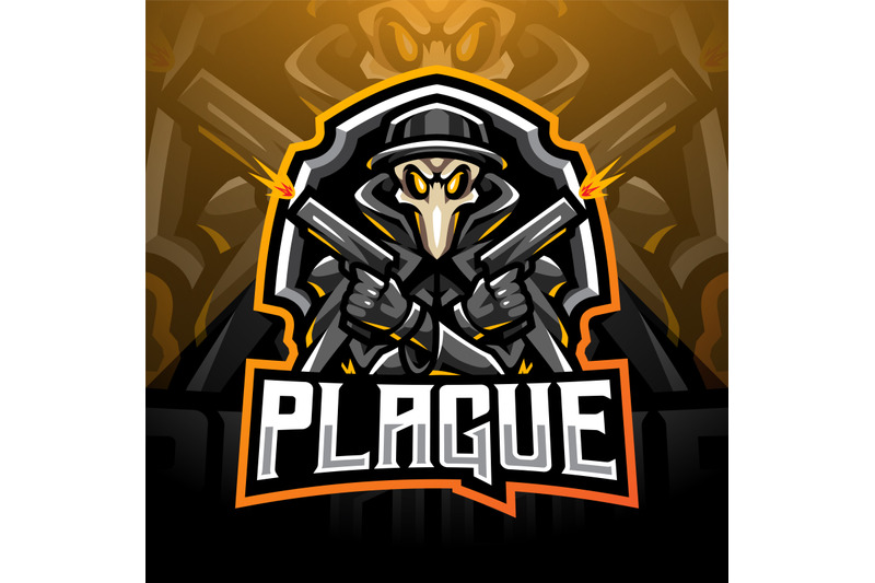 plague-gunner-esport-mascot-logo