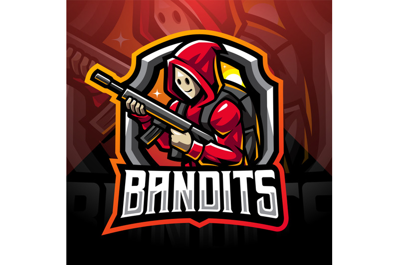 bandit-esport-mascot-logo-design