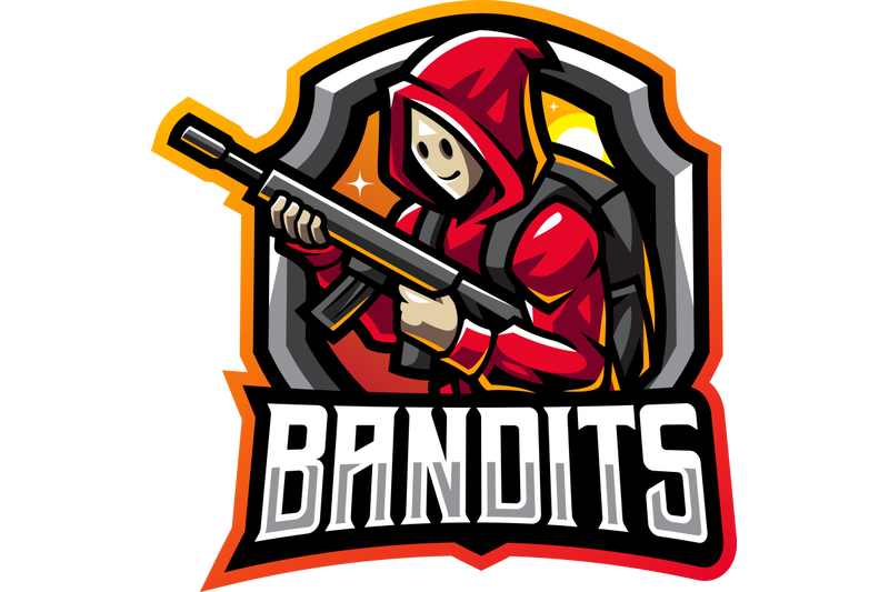 bandit-esport-mascot-logo-design