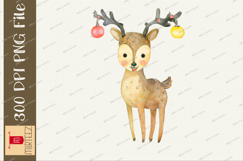 christmas-reindeer-wear-christmas-ball