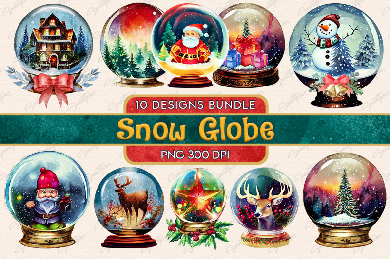 snow-globe-png-bundle