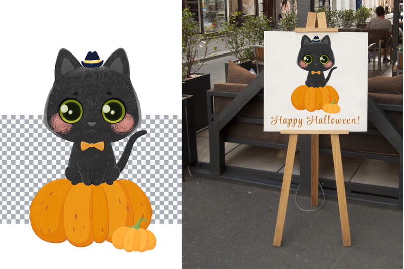 black-cat-sublimation-halloween-png-clipart