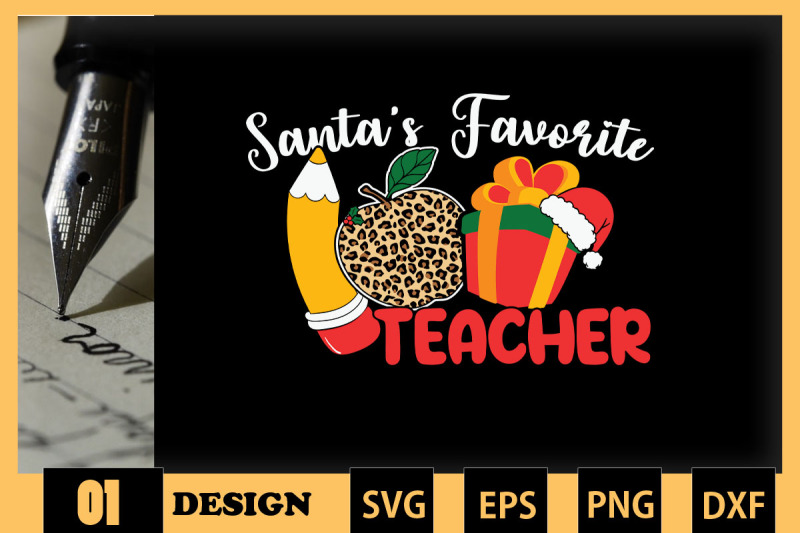 santas-favorite-teacher-apple-leopard