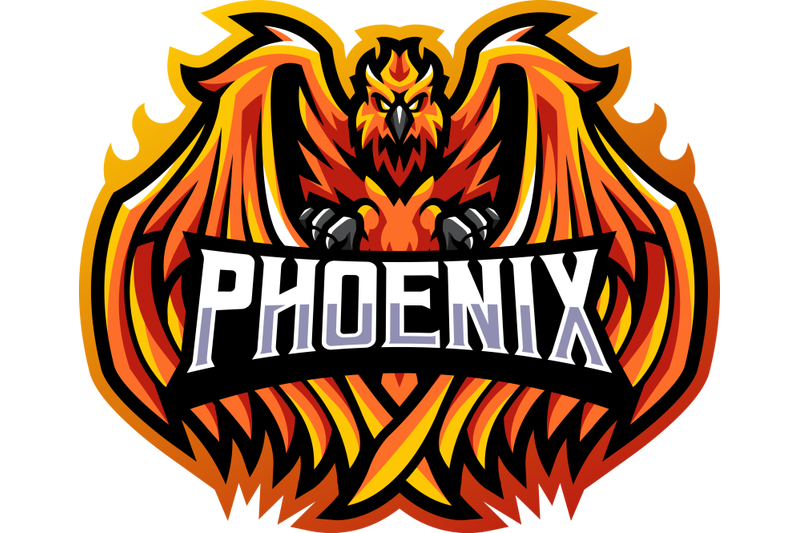 phoenix-esport-mascot-logo-design