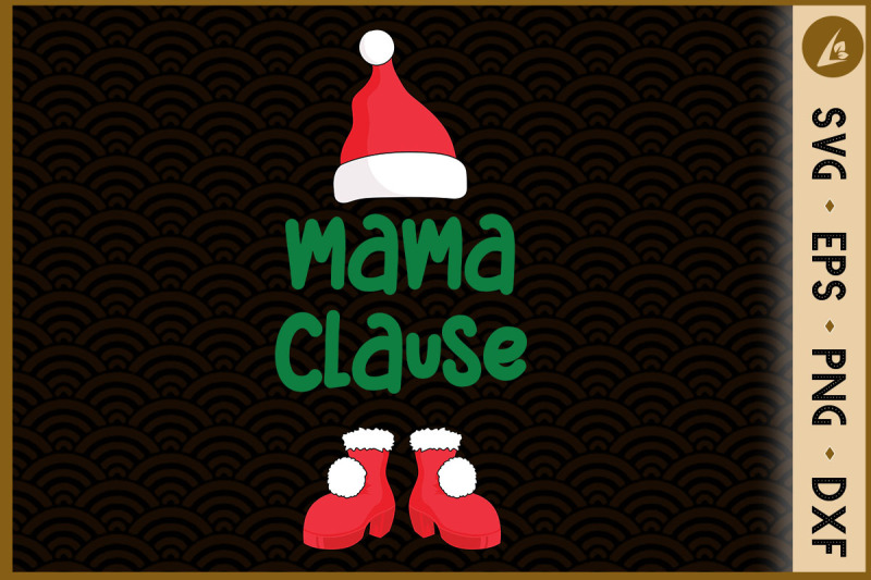 mama-clause-christmas-mama-svg