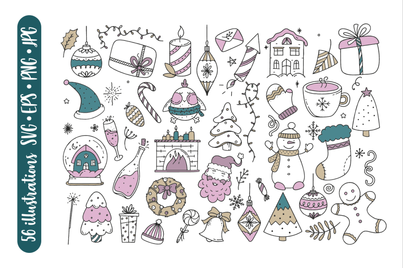 cute-christmas-doodle-illustrations
