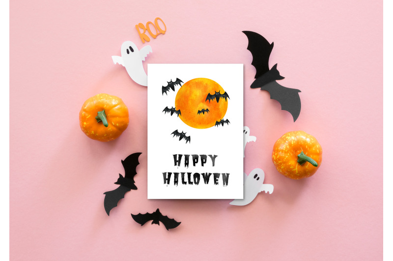 halloween-bats-wall-art-halloween-decoration-black-bat-art-print