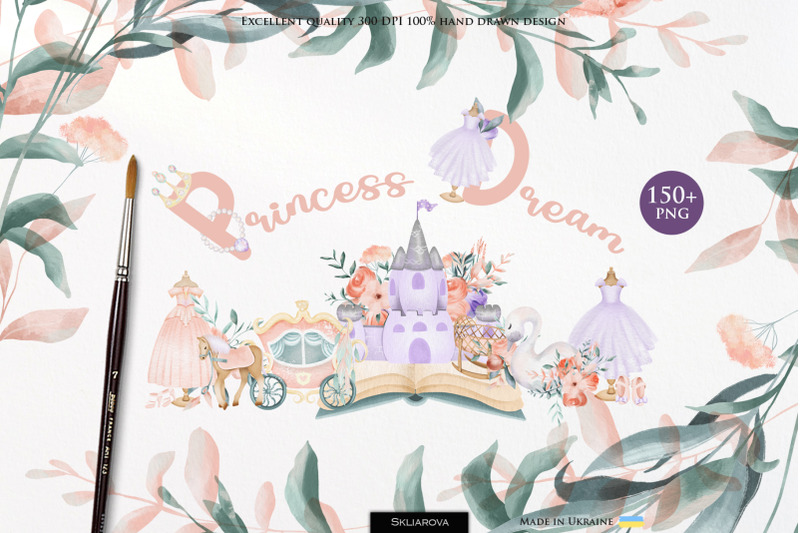 princess-dream-watercolor-collection