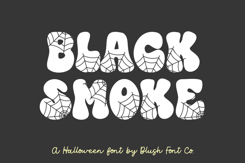 black-smoke-retro-halloween-font