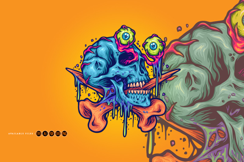 scary-zombie-skull-eyeballs-svg