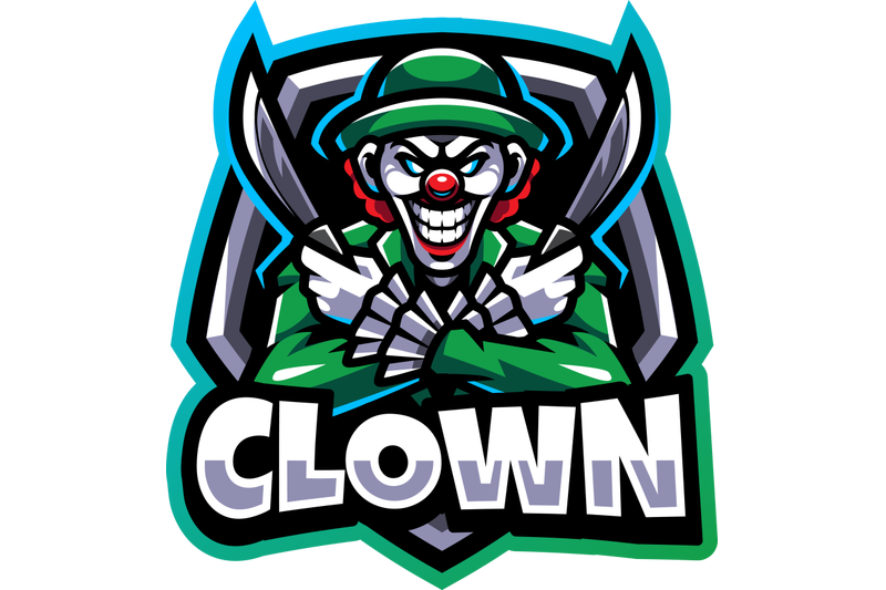 clown-esport-mascot-logo-design