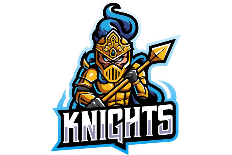 knight-esport-mascot-logo-design