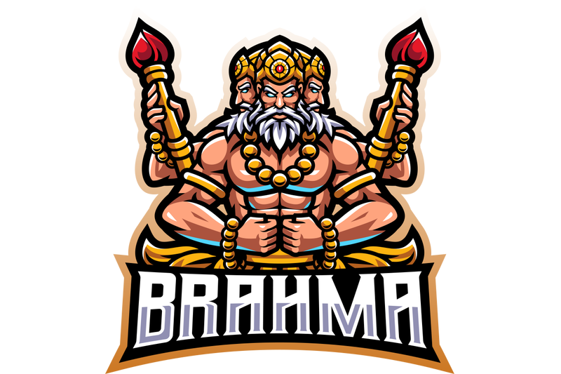 brahma-esport-mascot-logo-design