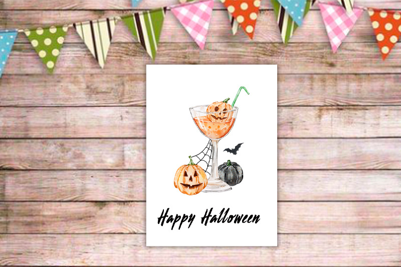 watercolor-halloween-bucket-candy-clipart