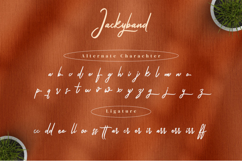 jackyband-signature-font