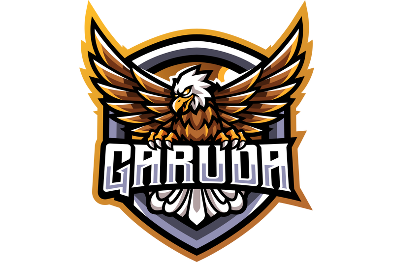 garuda-esport-mascot-logo-design