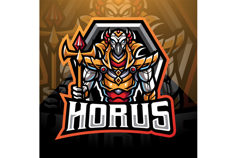 horus-esport-mascot-logo-design