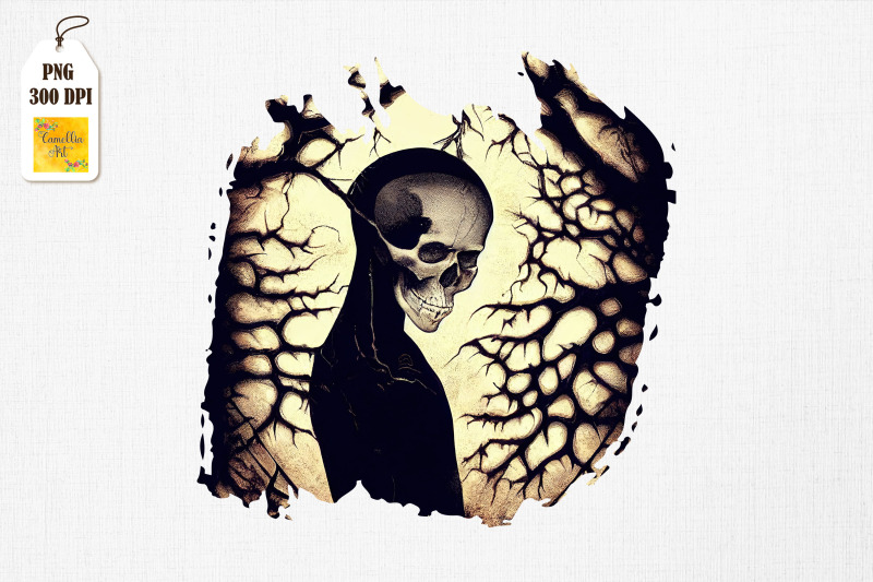 vintage-skull-spooky-art-3