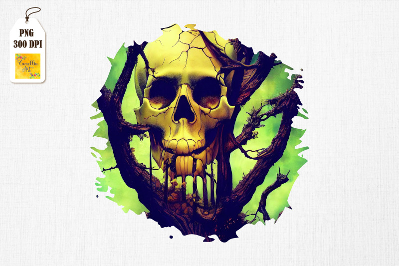 poison-skull-on-a-tree