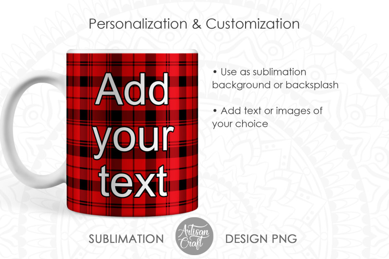 canadian-mug-sublimation-png-plaid-mug-photo-mug-maple-leaf