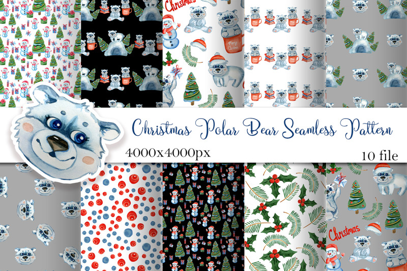 christmas-polar-bear-seamless-pattern