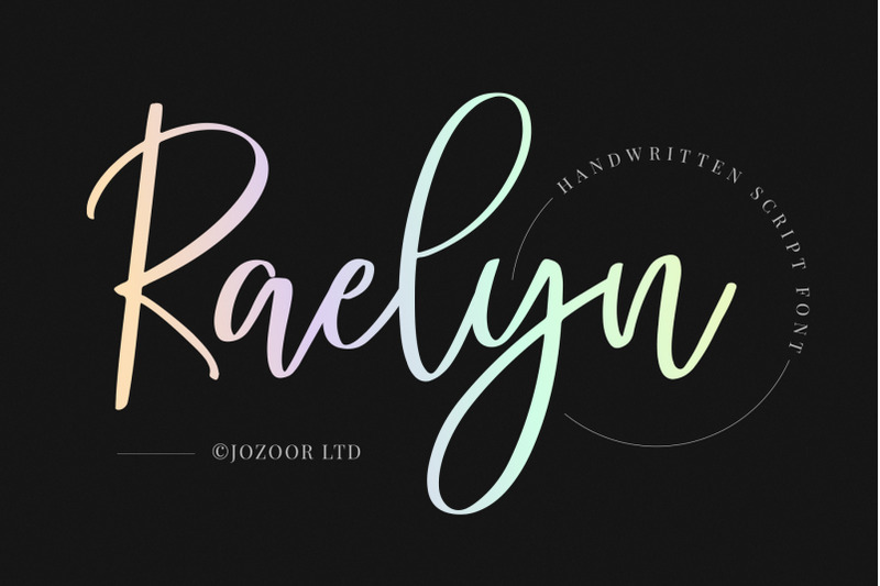 raelyn-lovely-script-font