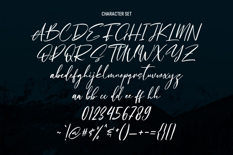 mountvisa-script-font