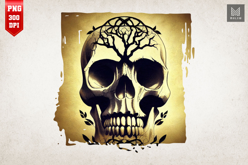 skull-combine-with-tree-art-3