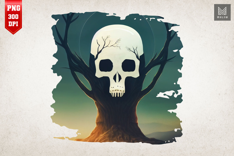 skull-combine-with-tree-art-4