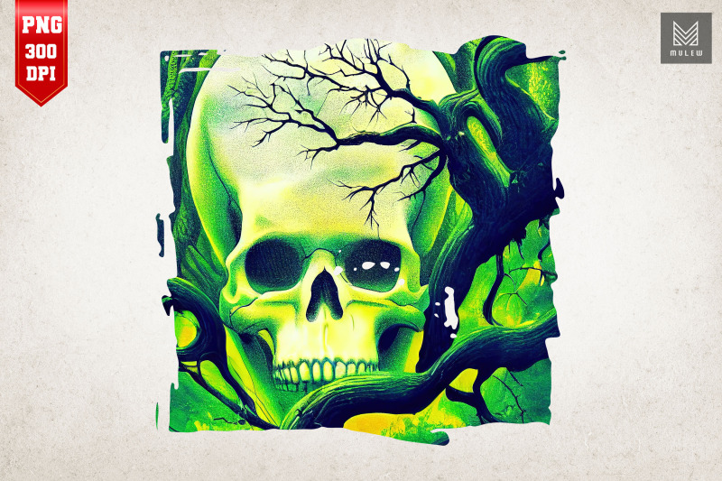 skull-combine-with-tree-art-5