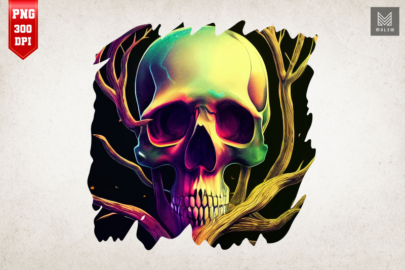 skull-combine-with-tree-art-7