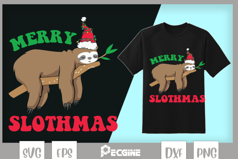 merry-slothmas-christmas-sloth-lazy