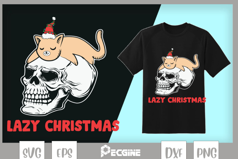 lazy-christmas-cat-skull