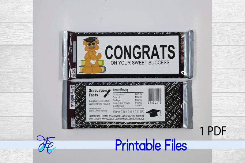 congrats-on-your-sweet-success-bear-candy-bar-wrap