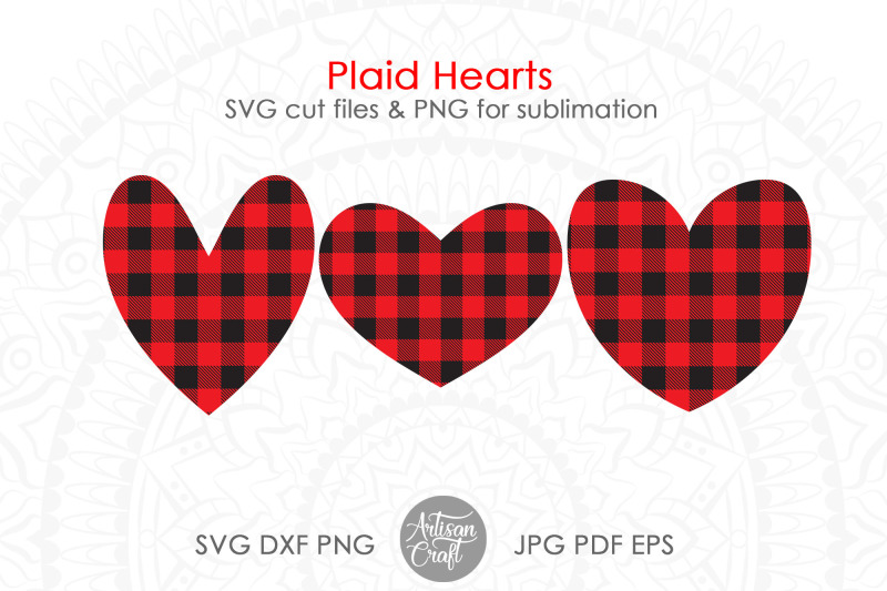 buffalo-plaid-heart-svg-plaid-heart-png-sublimation-designs-dxf-fil