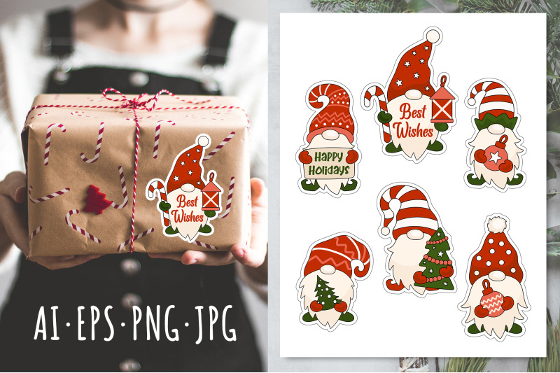 christmas-gnome-stickers-christmas-sticker-bundle