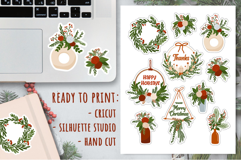 christmas-stickers-in-png-christmas-floral-stickers