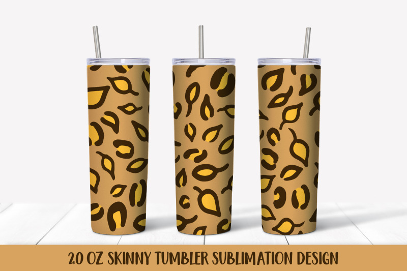 autumn-leaves-leopard-print-tumbler-sublimation-wrap-design