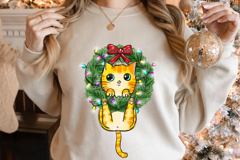 cute-christmas-cat-sublimation-funny-cat-christmas-png