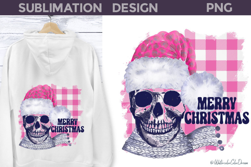 skull-christmas-sublimation-merry-christmas-design-nbsp