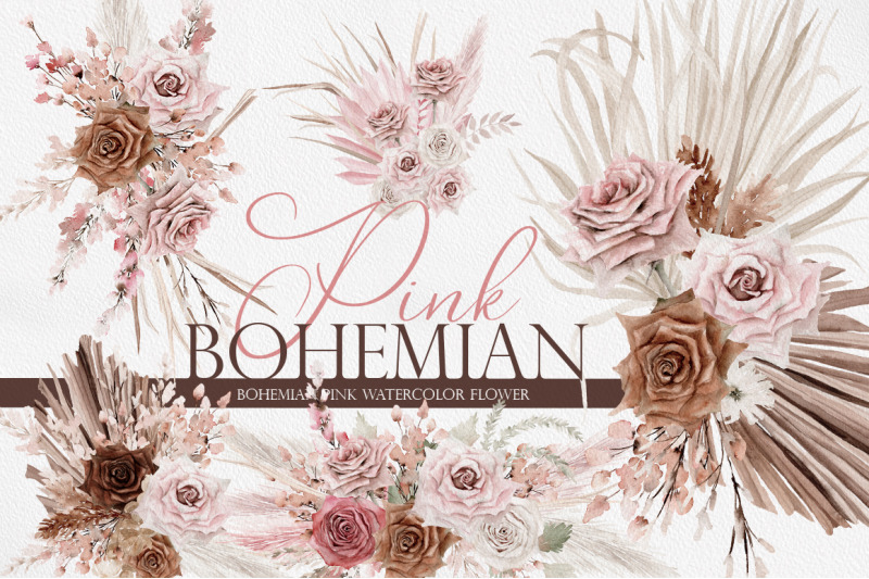 pink-bohemian-floral