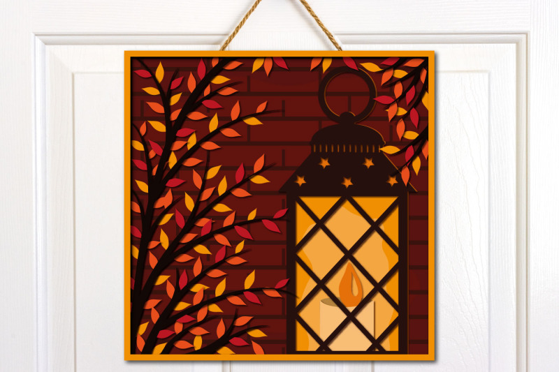 multilayer-3d-postcard-template-autumn-lantern-shadow-box